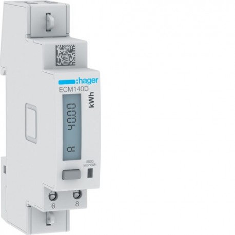 COMPTEUR MONO 40A MBUS MID - GESTION DU BATIMENT  HAGER ECM140D