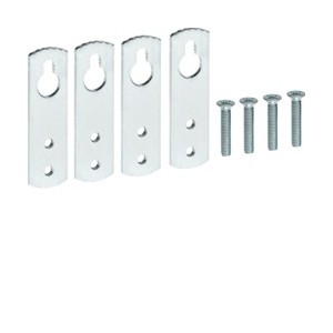 Jeu 4 pattes fixation murale - ENVELOPPES  HAGER FD00F2