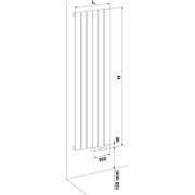 Radiateur Acova FASSANE vertical - radiateur electrique THX