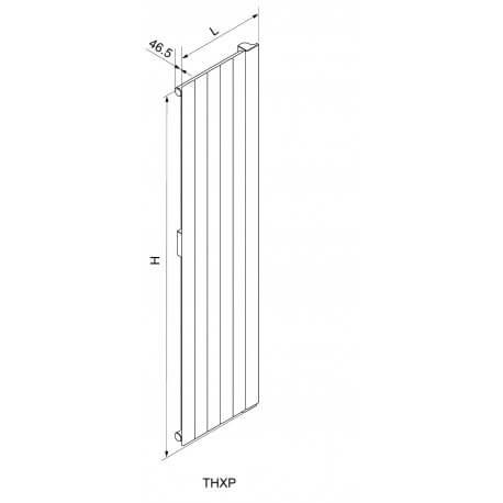 Radiateur Acova FASSANE Premium Vertical - radiateur electrique THXP/GF