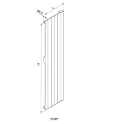 Radiateur Acova FASSANE Premium Vertical - radiateur electrique THXP/GF