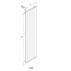 Radiateur Acova FASSANE Premium Vertical - radiateur electrique THXP/GF