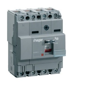 Inter x160 4P 125A fixe - APPAREILLAGE DE TETE  HAGER HCA126H