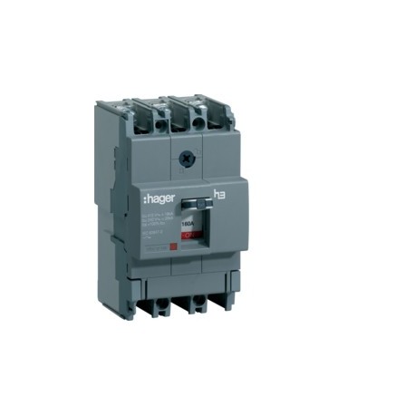 Disj.x160 3P 18kA 160A fixe - APPAREILLAGE DE TETE  HAGER HDA160L