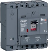 Disj.h3+P160 TM 4x25A 70kA - APPAREILLAGE DE TETE  HAGER HES026DC