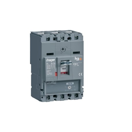 Disj.h3+P160 MAG 3x125A 70kA - APPAREILLAGE DE TETE  HAGER HES125BC