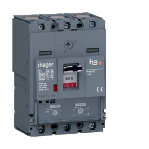 Disj.h3+P160 TM 3x160A 70kA - APPAREILLAGE DE TETE  HAGER HES160DC