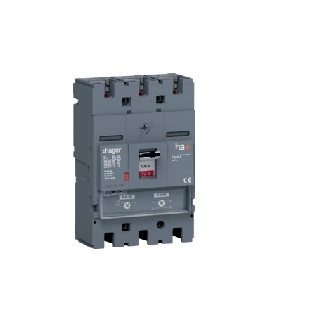 Disj.h3+P250 TM 3x100A 70kA - APPAREILLAGE DE TETE  HAGER HET100DR