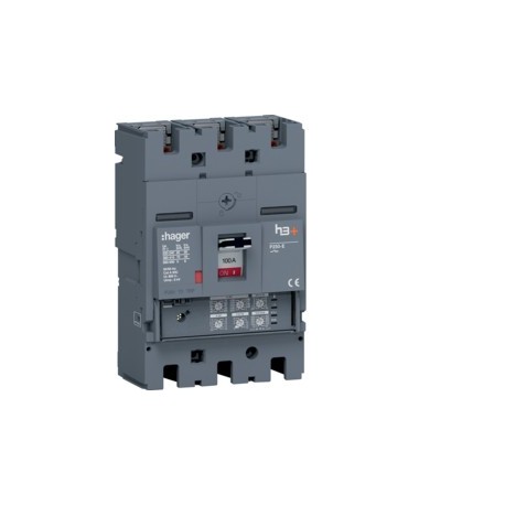 Disj.h3+P250 LSI 3x100A 70kA - APPAREILLAGE DE TETE  HAGER HET100JR