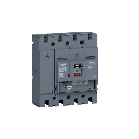 Disj.h3+P250 LSNI 4x100A 70kA - APPAREILLAGE DE TETE  HAGER HET101GR