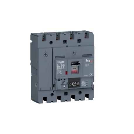 Disj.h3+P250 Ener 4x250A 70kA - APPAREILLAGE DE TETE  HAGER HET251NR