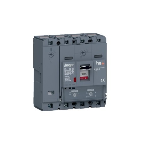 Disj.h3+P160 TM 4x100A 25kA - APPAREILLAGE DE TETE  HAGER HHS101DC