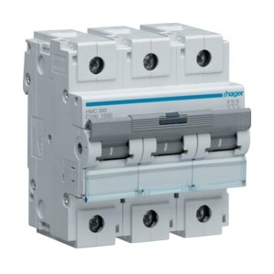 Disj.3P 15kA C-100A 4.5m - DISJONCTEURS MULTI.  HAGER HMC390