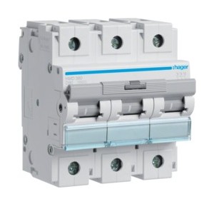 Disj.3P 15kA  D-80A 4.5m - DISJONCTEURS MULTI.  HAGER HMD380