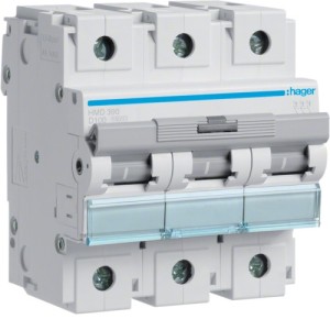 Disj.3P 15kA  D-100A 4.5m - DISJONCTEURS MULTI.  HAGER HMD390