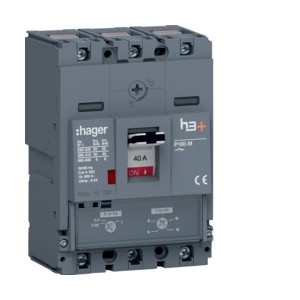 Disj.h3+P160 TM 3x40A 50kA - APPAREILLAGE DE TETE  HAGER HMS040DC