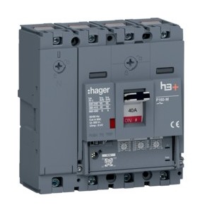 Disj.h3+P160 LSNI 4x40A 50kA - APPAREILLAGE DE TETE  HAGER HMS041GC
