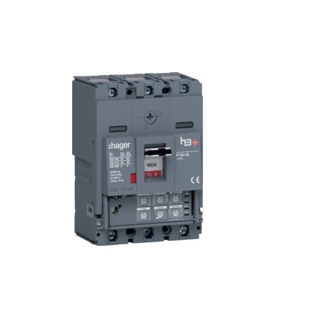Disj.h3+P160 LSI 3x160A 50kA - APPAREILLAGE DE TETE  HAGER HMS160JC