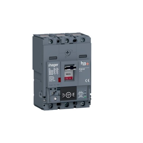 Disj.h3+P160 Ener 3x160A 50kA - APPAREILLAGE DE TETE  HAGER HMS160NC