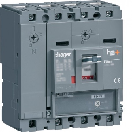 Disj.h3+P160 MAG 4x160A 50kA - APPAREILLAGE DE TETE  HAGER HMS161BC