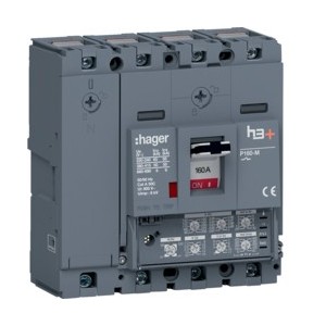 Disj.h3+P160 LSI 4x160A 50kA - APPAREILLAGE DE TETE  HAGER HMS161JC