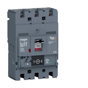 Disj.h3+P250 Ener 3x40A 50kA - APPAREILLAGE DE TETE  HAGER HMT040NR