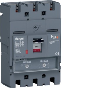 Disj.h3+P250 TM 3x63A 50kA - APPAREILLAGE DE TETE  HAGER HMT063DR