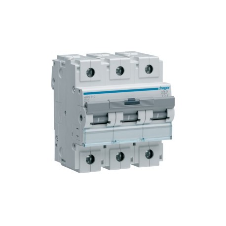 Disj.3P 50kA C-10A 4.5m - DISJONCTEURS MULTI.  HAGER HMX310