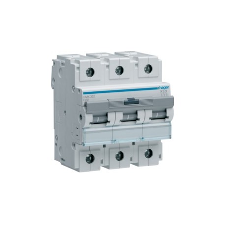 Disj.3P 50kA C-32A 4.5m - DISJONCTEURS MULTI.  HAGER HMX332