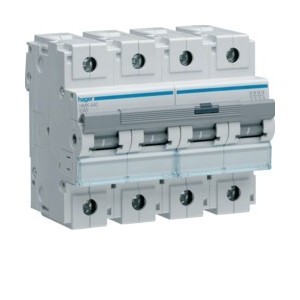 Disj.4P 50kA C-40A 6m - DISJONCTEURS MULTI.  HAGER HMX440