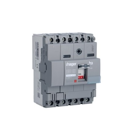 Disj.x160 4P 40kA 16A mag fixe - APPAREILLAGE DE TETE  HAGER HNA017M