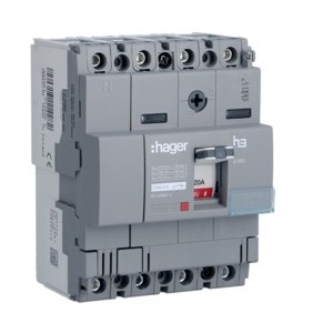 Disj.x160 4P 40kA 20A mag fixe - APPAREILLAGE DE TETE  HAGER HNA021M