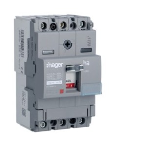 Disj.x160 3P 40kA 40A mag fixe - APPAREILLAGE DE TETE  HAGER HNA040M