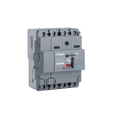 Disj.x160 4P 40kA 50A mag fixe - APPAREILLAGE DE TETE  HAGER HNA051M