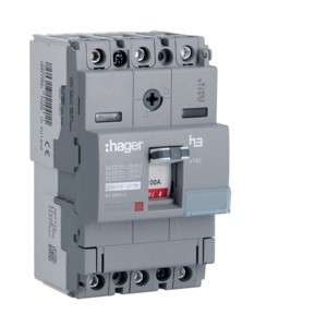Disj.x160 3P 40kA 100A mag fix - APPAREILLAGE DE TETE  HAGER HNA100M