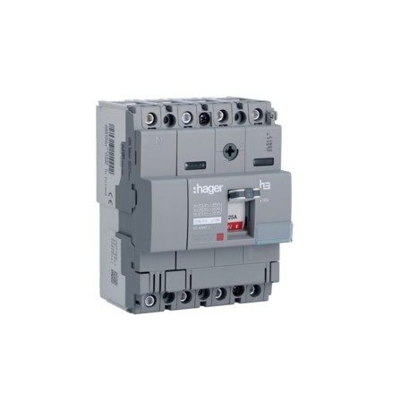 Disj.x160 4P 40kA 125A mag fix - APPAREILLAGE DE TETE  HAGER HNA126M