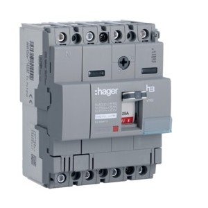 Disj.x160 4P 40kA 125A mag fix - APPAREILLAGE DE TETE  HAGER HNA126M