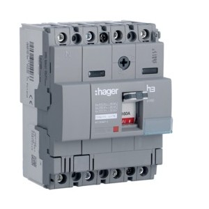 Disj.x160 4P 40kA 160A mag fix - APPAREILLAGE DE TETE  HAGER HNA161M