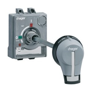 Commande rotative débroch P160 - APPAREILLAGE DE TETE  HAGER HXS031H