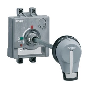 Commande rotative débroch P250 - APPAREILLAGE DE TETE  HAGER HXT031H