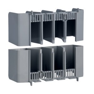 Cache borne x160 4P épanouis. - APPAREILLAGE DE TETE  HAGER HYA024H