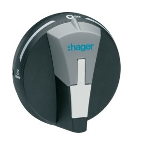 Poignée g pour commut 20-80A - APPAREILLAGE DE TETE  HAGER HZC016