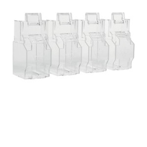 Capot cache borne 4P inter fus - APPAREILLAGE DE TETE  HAGER HZF205