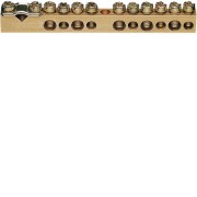 Bar.s socle 85mm-1X25-5X16-5X1 - CONNEXION  HAGER K151