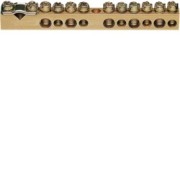 Bar.s socle 85mm-1X25-5X16-5X1 - CONNEXION  HAGER K151