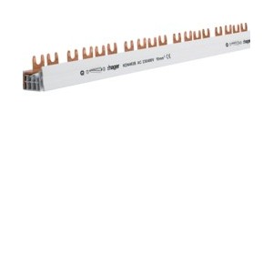 Barre pont 4P fourche 10mm² 57 - CONNEXION  HAGER KDN463B