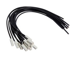 Connect noir 6mm2 I500mm - CONNEXION  HAGER KZ052