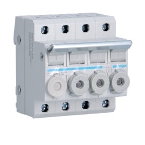 P-Fusibl combi 3P+N 20A L38 4M - COMMANDE SIGNAL  HAGER L95400