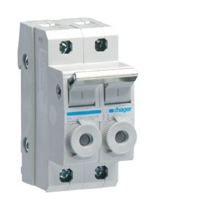 P-Fusible combi 2P 20A L38 2M - COMMANDE SIGNAL  HAGER L96200