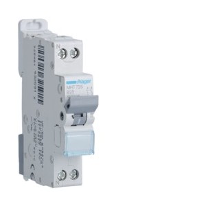 Disj.1P+N 4.5-6kA B-25A 1m - DISJONCTEURS PH+N  HAGER MHT725
